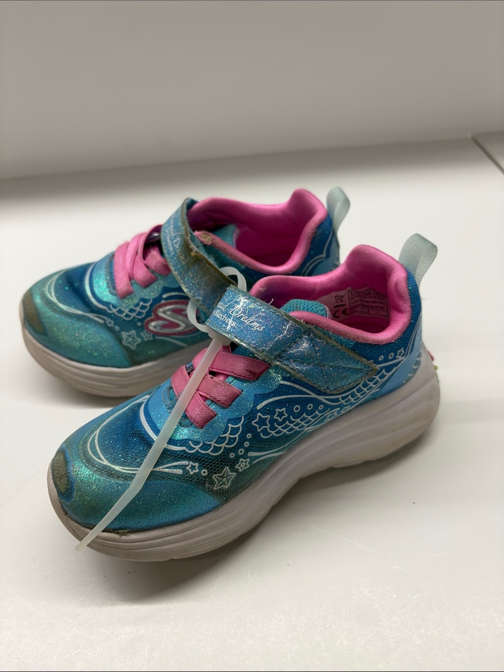 Used Skechers Mermaid Sneakers Size 8